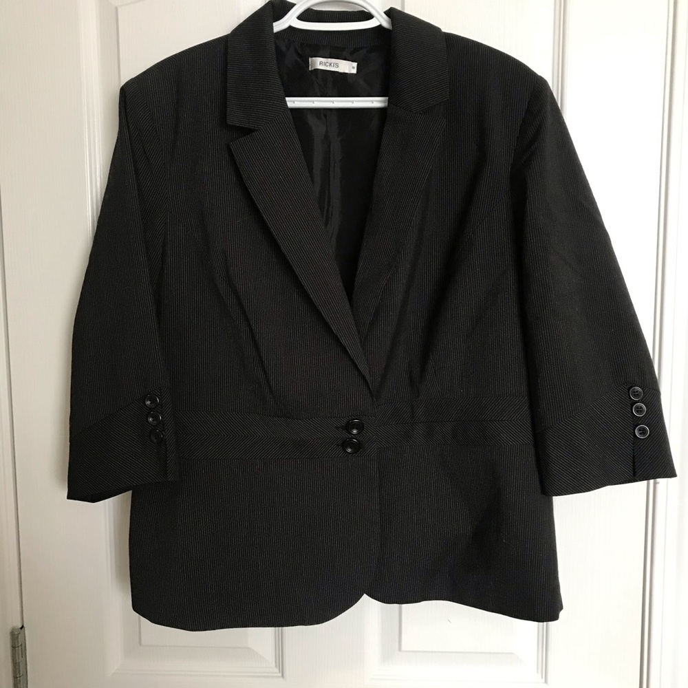 Ricki’s Pinstriped Gray Blazer